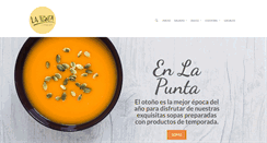 Desktop Screenshot of comidaslapunta.cl